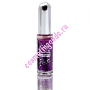 Kiss      Nail Paint Purple Glitter PA34