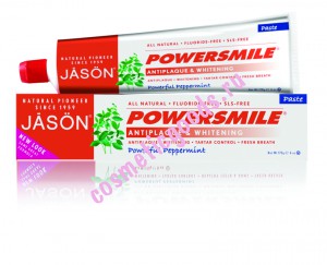 Зубная паста «Сила улыбки», отбеливающая Powersmile ®All-natural Whitening Toothpaste Fluoride-Free 170 гр, Jason