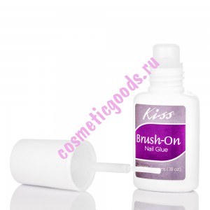 Kiss Клей для ногтей с кисточкой 5 g. Brush-on Nail  Glue KBGL02C