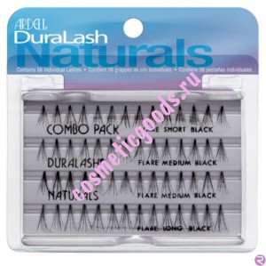 Ardell Duralash Naturals Knot-Free Flairs Combo Pack Black -     , Ardell