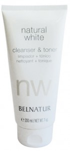 Natural White Cleanser  Toner / Натурал Вайт Клинзер Энд Тонер, Belnatur 200 мл